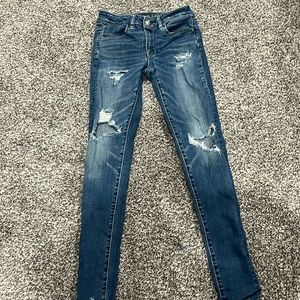 American Eagle ripped jeans
